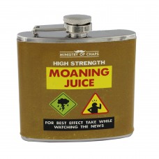 Ministry of Chaps Hipflask 5oz Moaning Juice